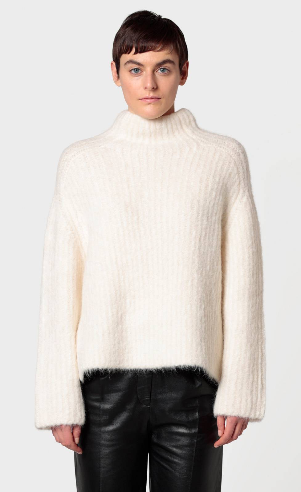 Kiefermann Gimia Grobstrickpullover mit Schlitzen Hotsell