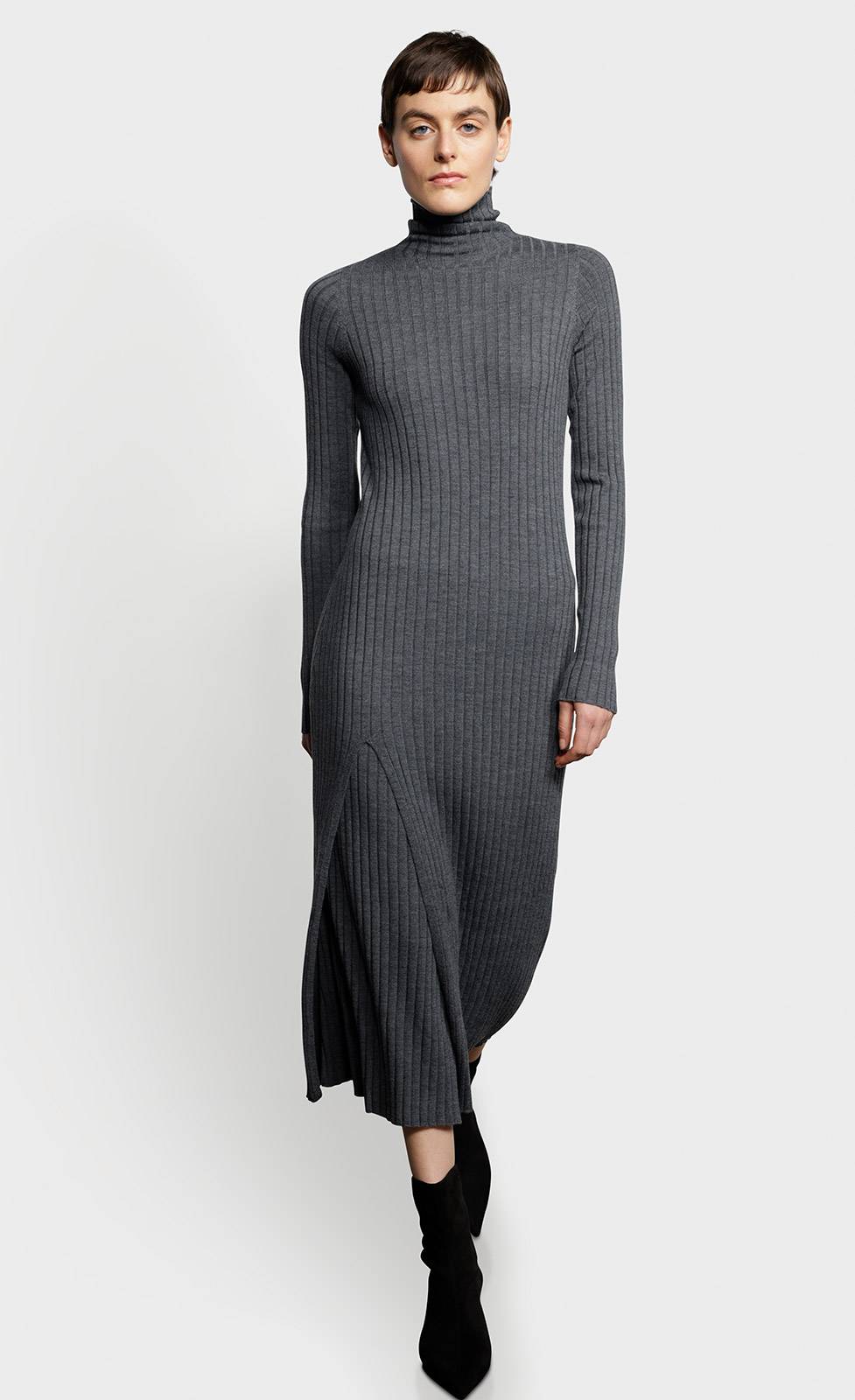 Kiefermann Filja Geripptes Strickkleid aus Merinowolle Blitzverkäufe
