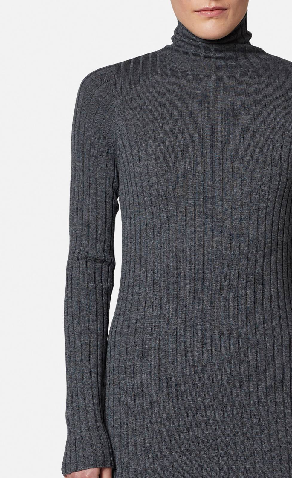 Kiefermann Filja Geripptes Strickkleid aus Merinowolle Blitzverkäufe