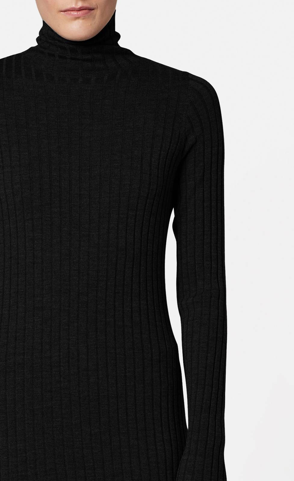 Kiefermann Filja Geripptes Strickkleid aus Merinowolle Blitzverkäufe
