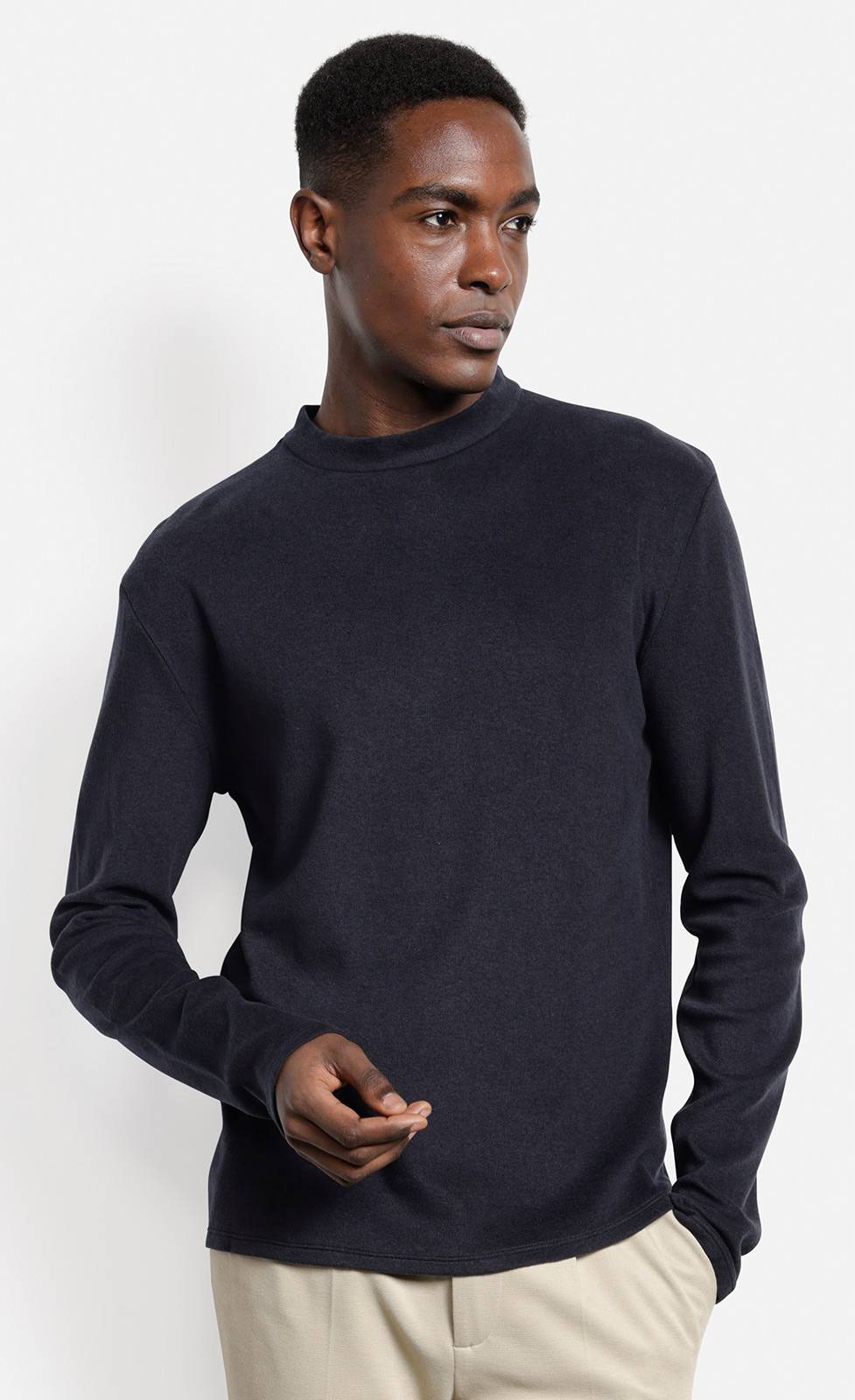 Kiefermann Grahamo Langarmshirt aus Baumwolle und Wolle Vatertagsangebot