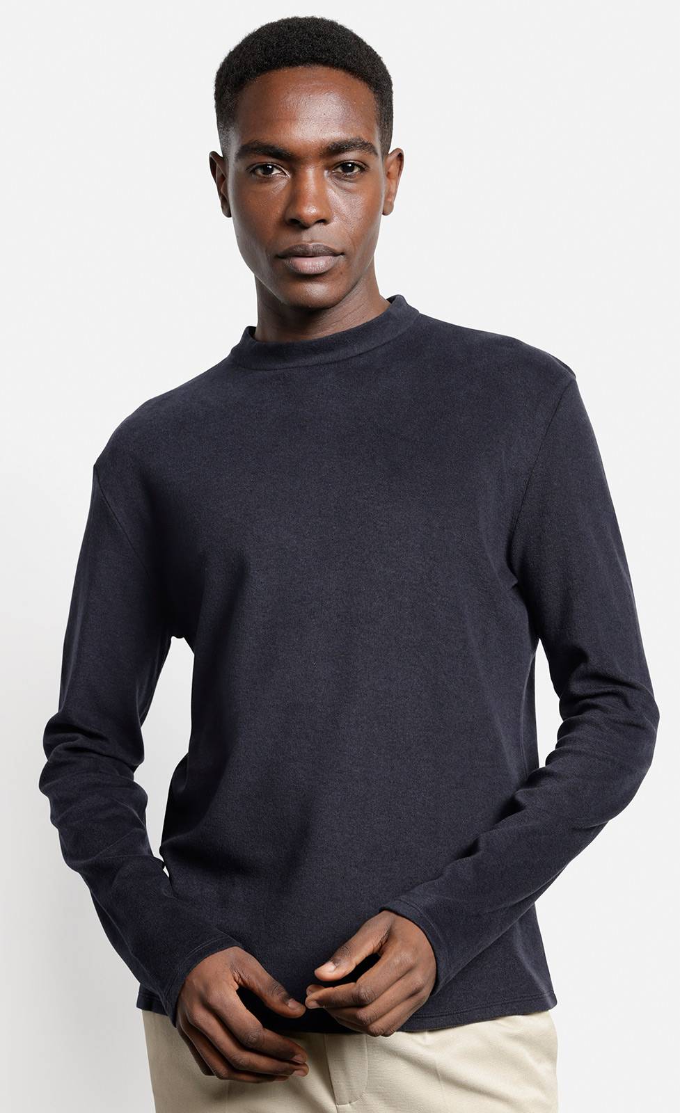 Kiefermann Grahamo Langarmshirt aus Baumwolle und Wolle Vatertagsangebot