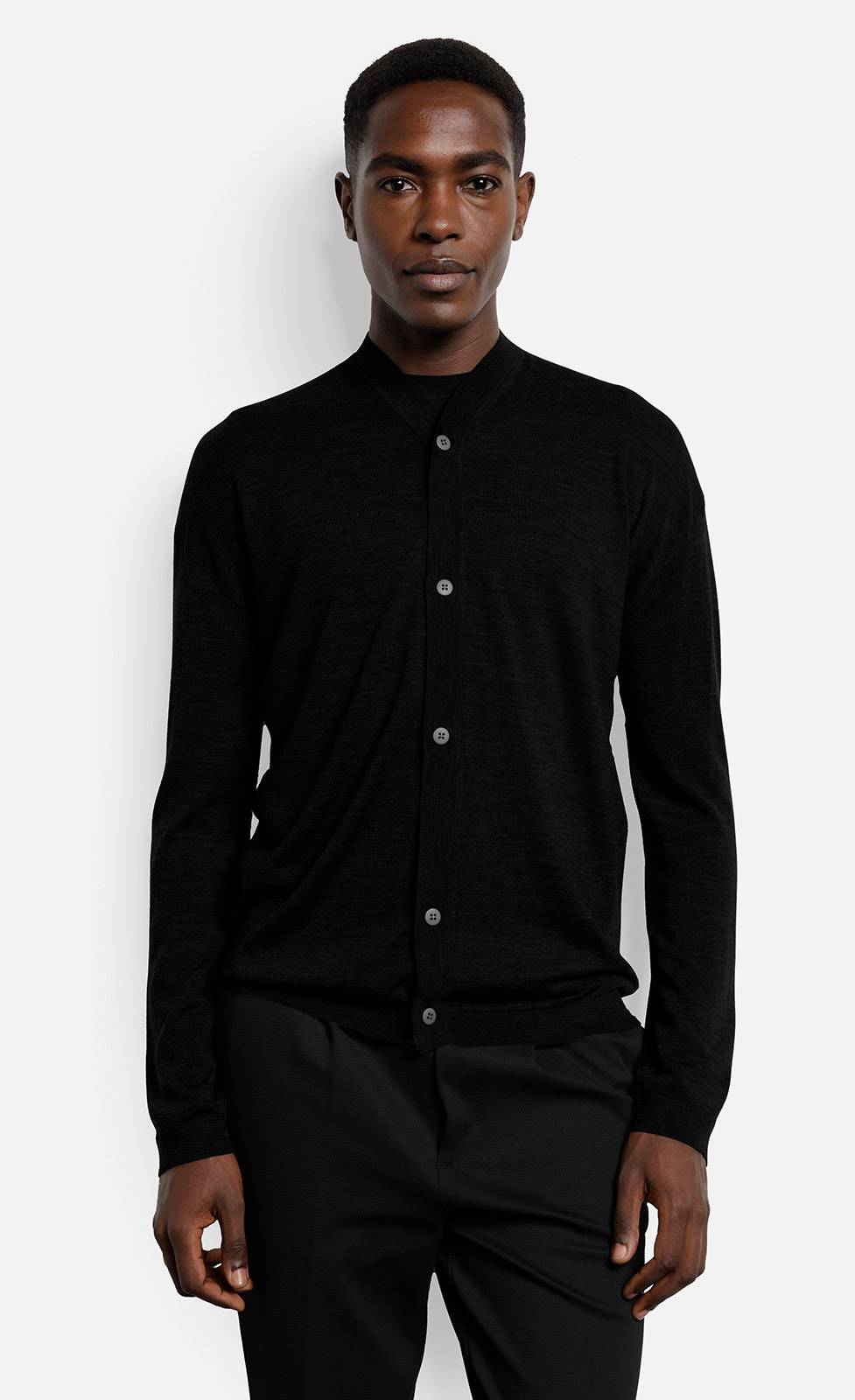 Kiefermann Bernold Strickjacke mit V-Ausschnitt Online Outlet