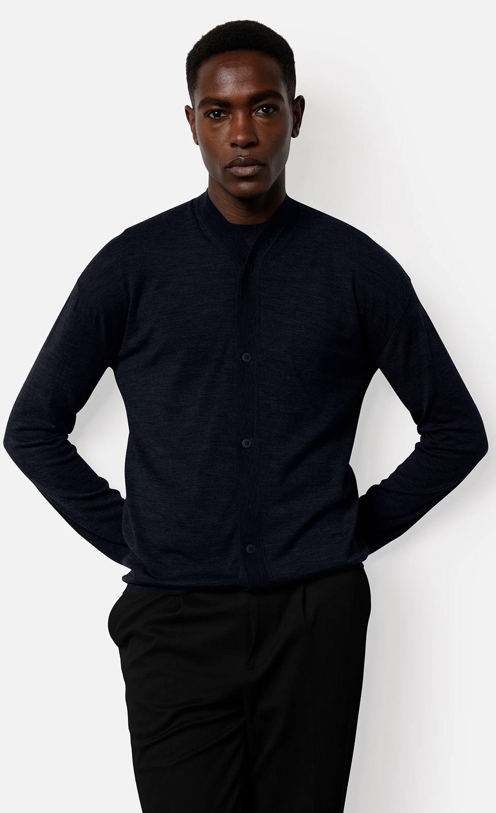 Kiefermann Bernold Strickjacke mit V-Ausschnitt Online Outlet