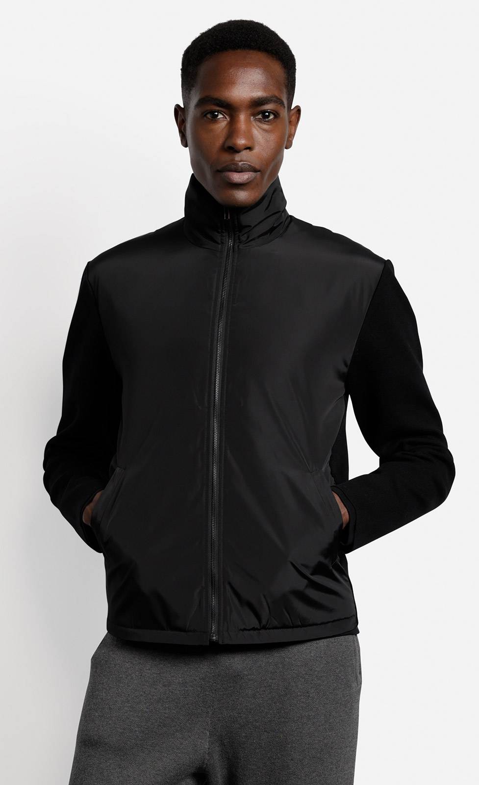 Kiefermann Marlono Jacke aus Materialmix Zeitlich begrenztes Angebot