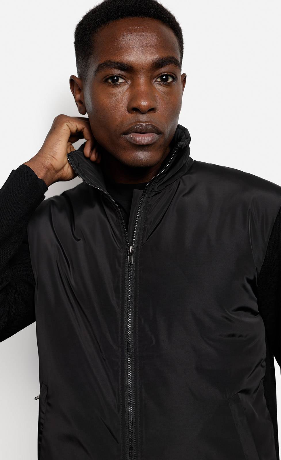 Kiefermann Marlono Jacke aus Materialmix Zeitlich begrenztes Angebot