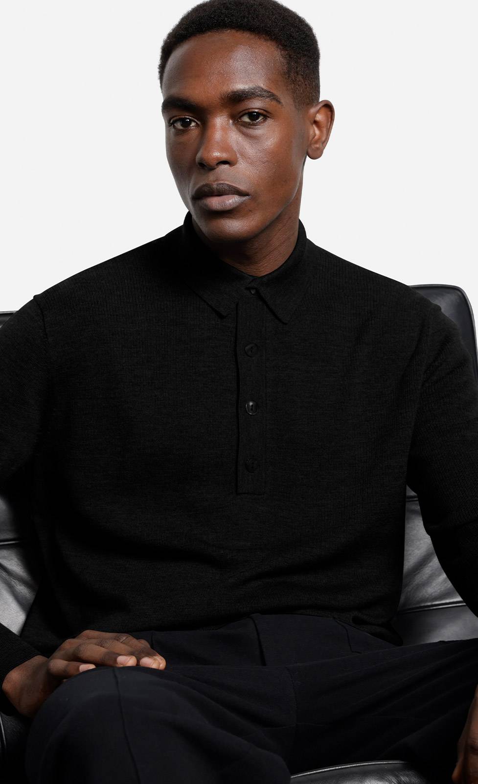 Kiefermann Imano Polopullover aus Merinowolle Blitzangebot