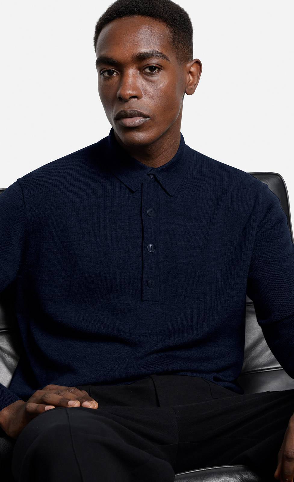 Kiefermann Imano Polopullover aus Merinowolle Blitzangebot