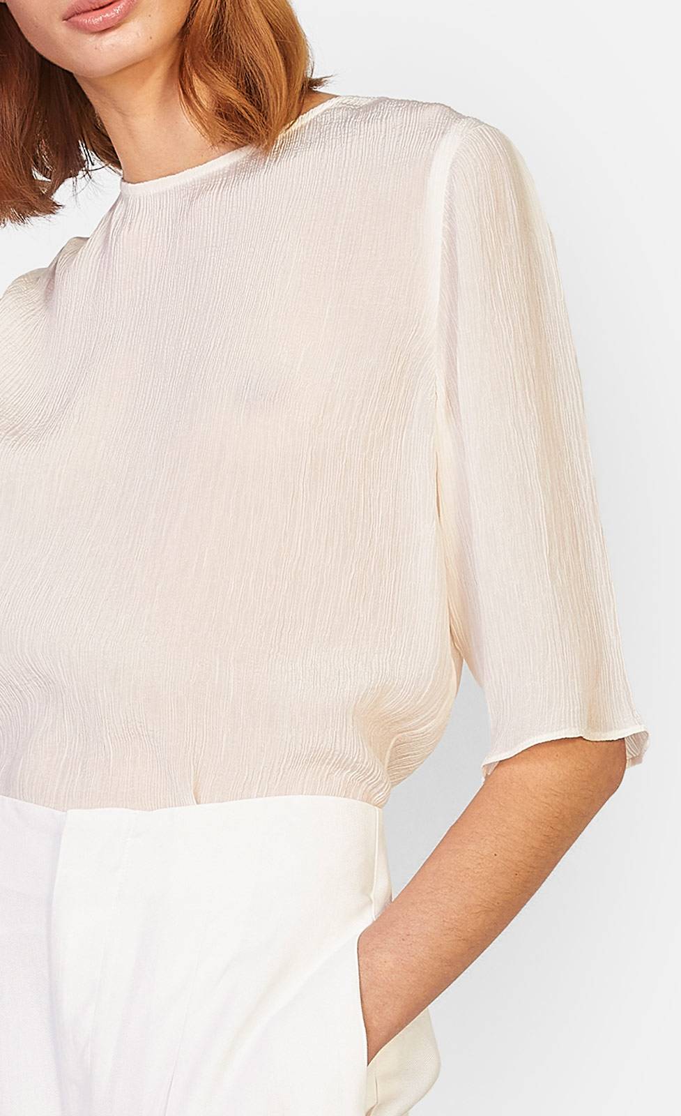 Kiefermann Adele Blusenshirt aus Crinkle-Ware Letzte 3 Tage