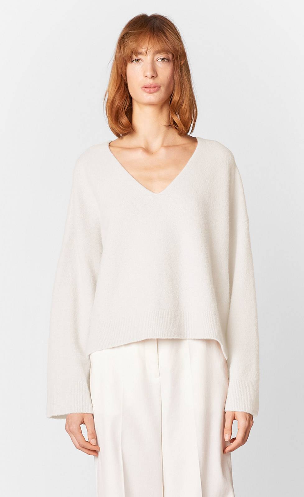 Kiefermann Chiara Strickpullover aus gewalktem Kaschmir Im Verkauf