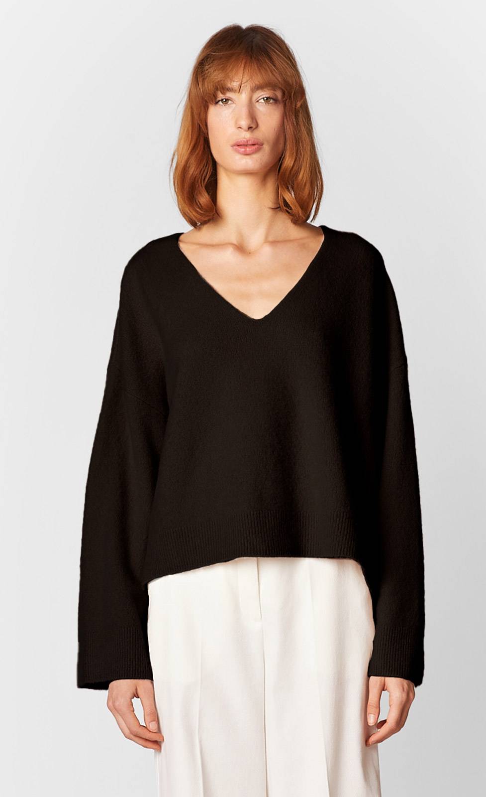 Kiefermann Chiara Strickpullover aus gewalktem Kaschmir Im Verkauf