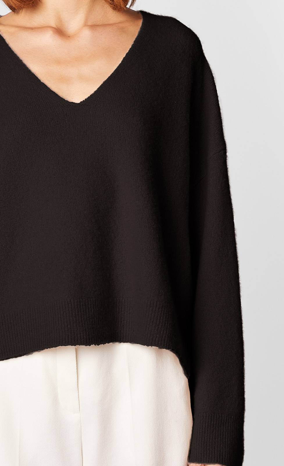 Kiefermann Chiara Strickpullover aus gewalktem Kaschmir Im Verkauf