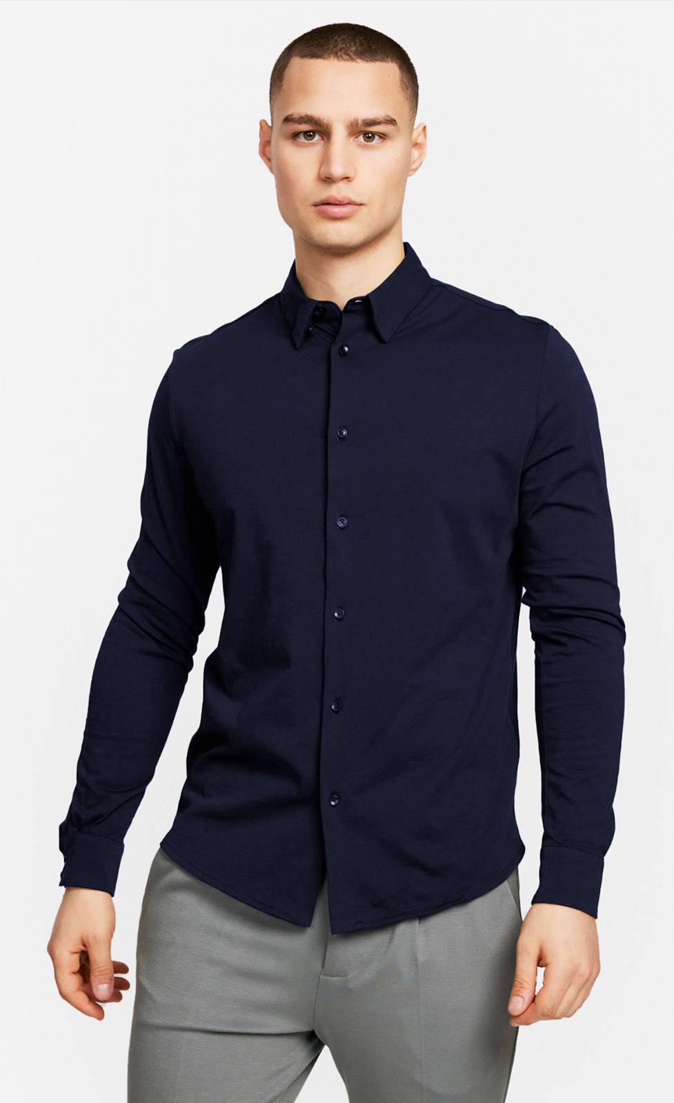 Kiefermann Louis Hemd aus Baumwolljersey Sonderangebot