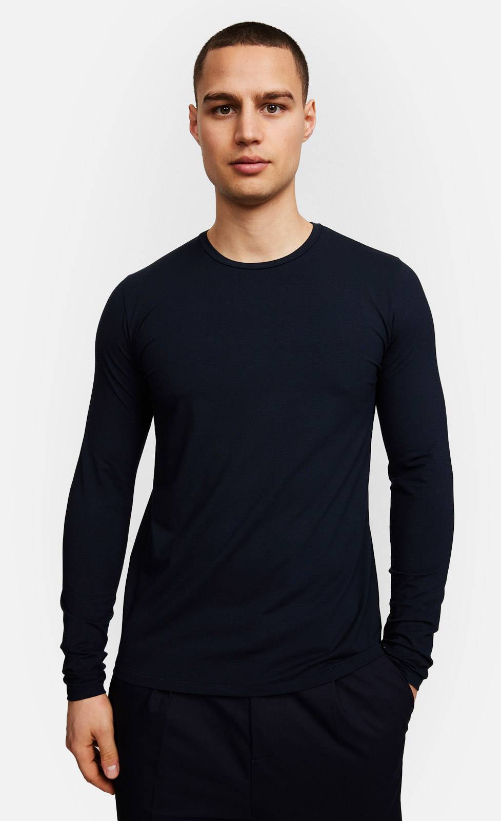 Kiefermann Emil Langarmshirt aus Baumwolle-Modal-Mix Günstig kaufen