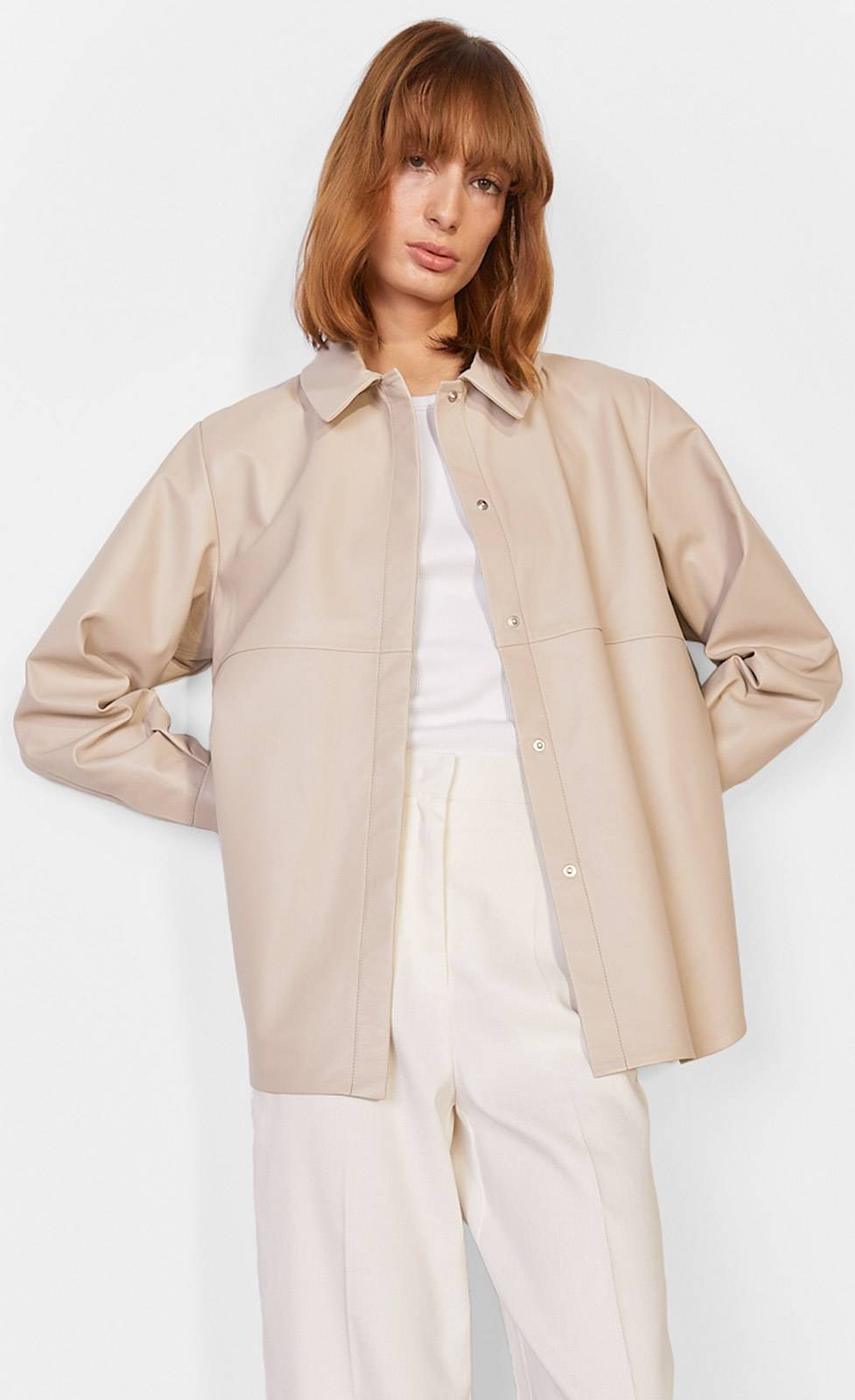 Kiefermann Alexia Overshirt aus Nappaleder Weihnachtsangebot