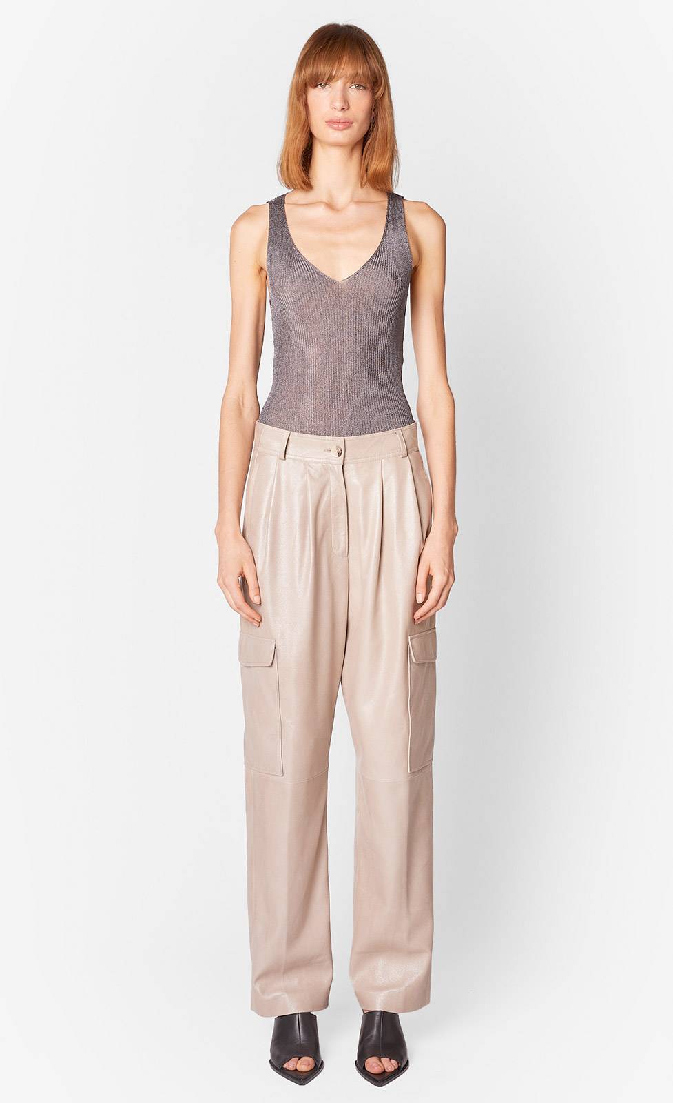 Kiefermann Amaya Nappalederhose mit glänzendem Finish Osterangebot