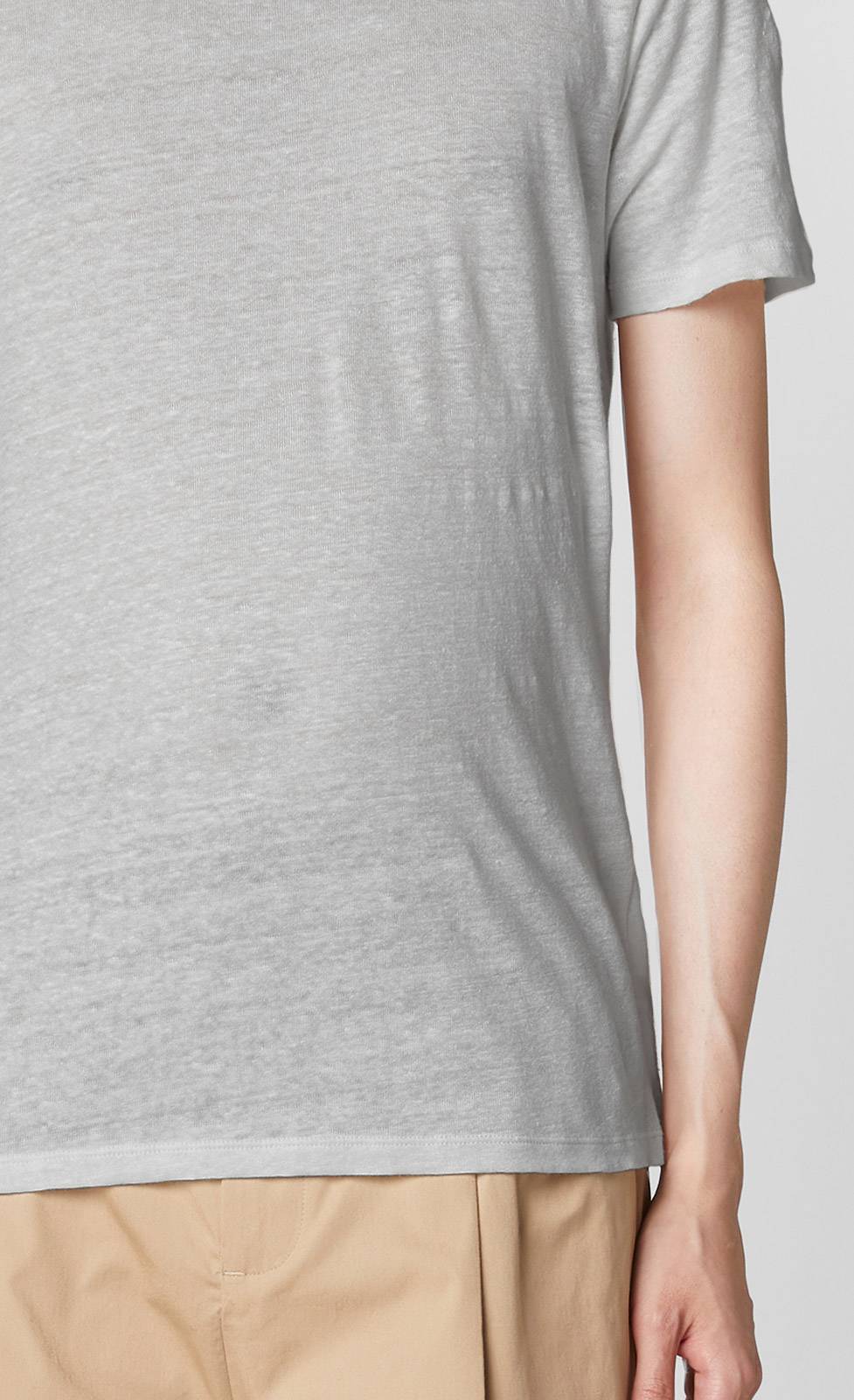 Kiefermann Laine Leinen-T-Shirt mit Rundhalsausschnitt Zeitlich begrenztes Angebot