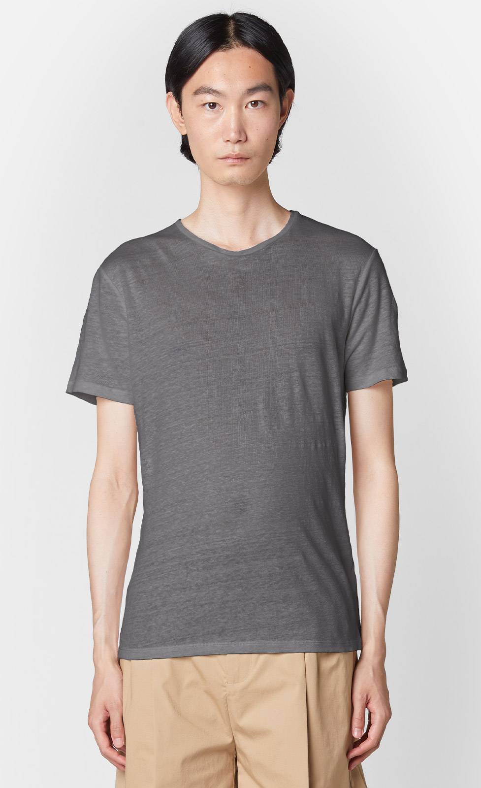 Kiefermann Laine Leinen-T-Shirt mit Rundhalsausschnitt Zeitlich begrenztes Angebot