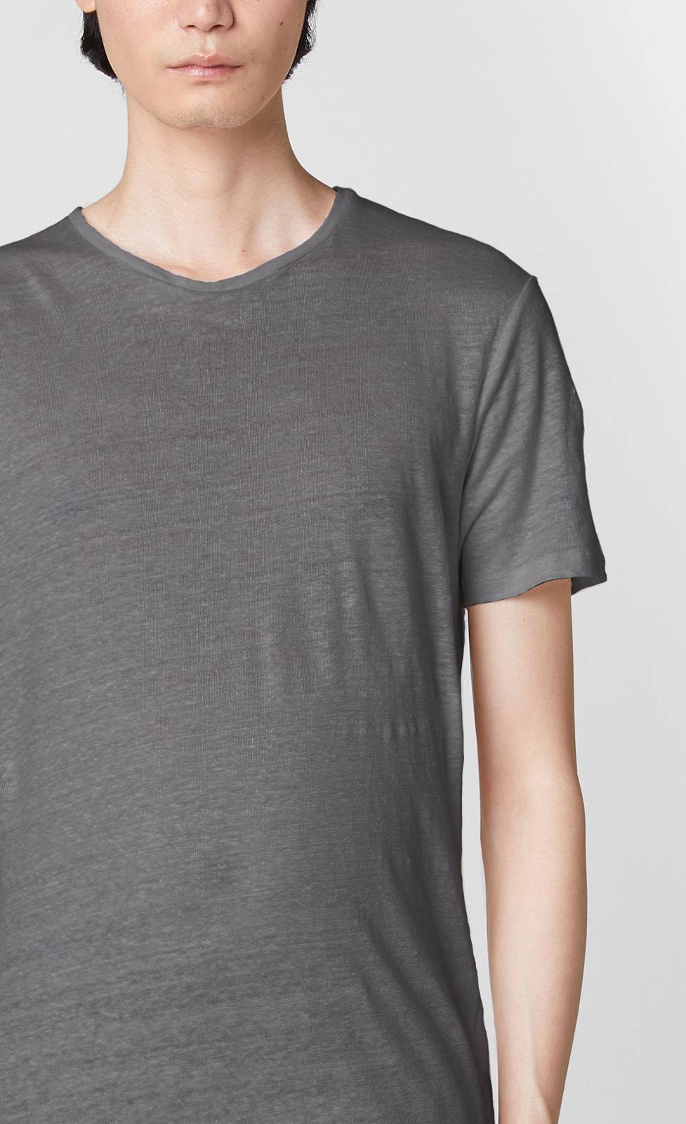 Kiefermann Laine Leinen-T-Shirt mit Rundhalsausschnitt Zeitlich begrenztes Angebot