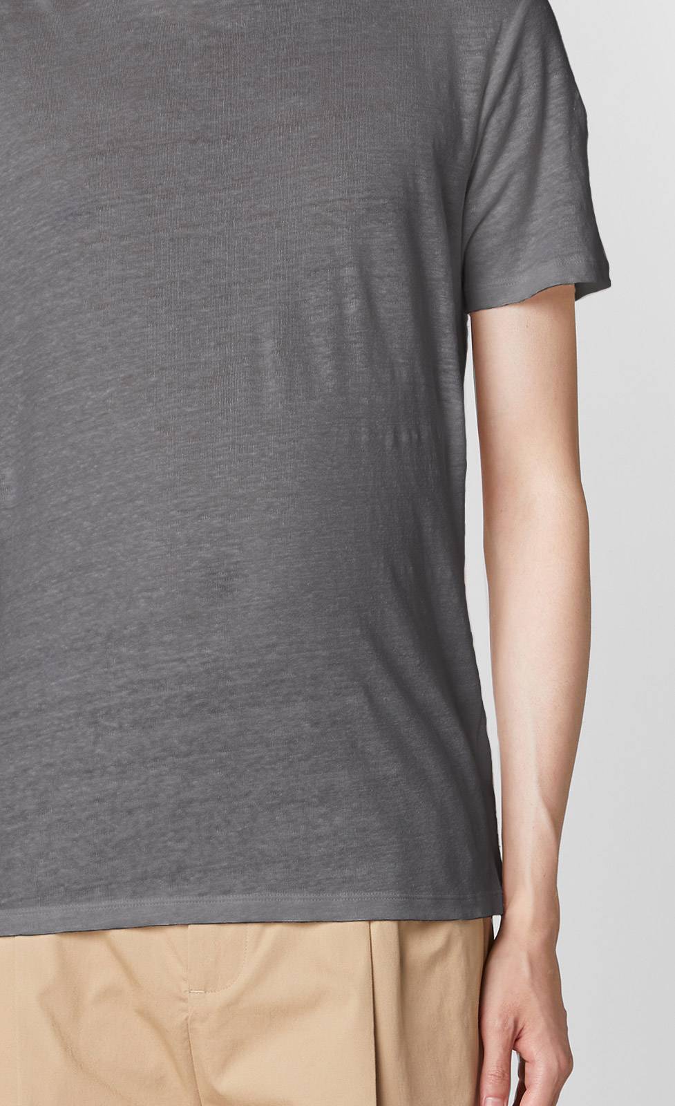 Kiefermann Laine Leinen-T-Shirt mit Rundhalsausschnitt Zeitlich begrenztes Angebot