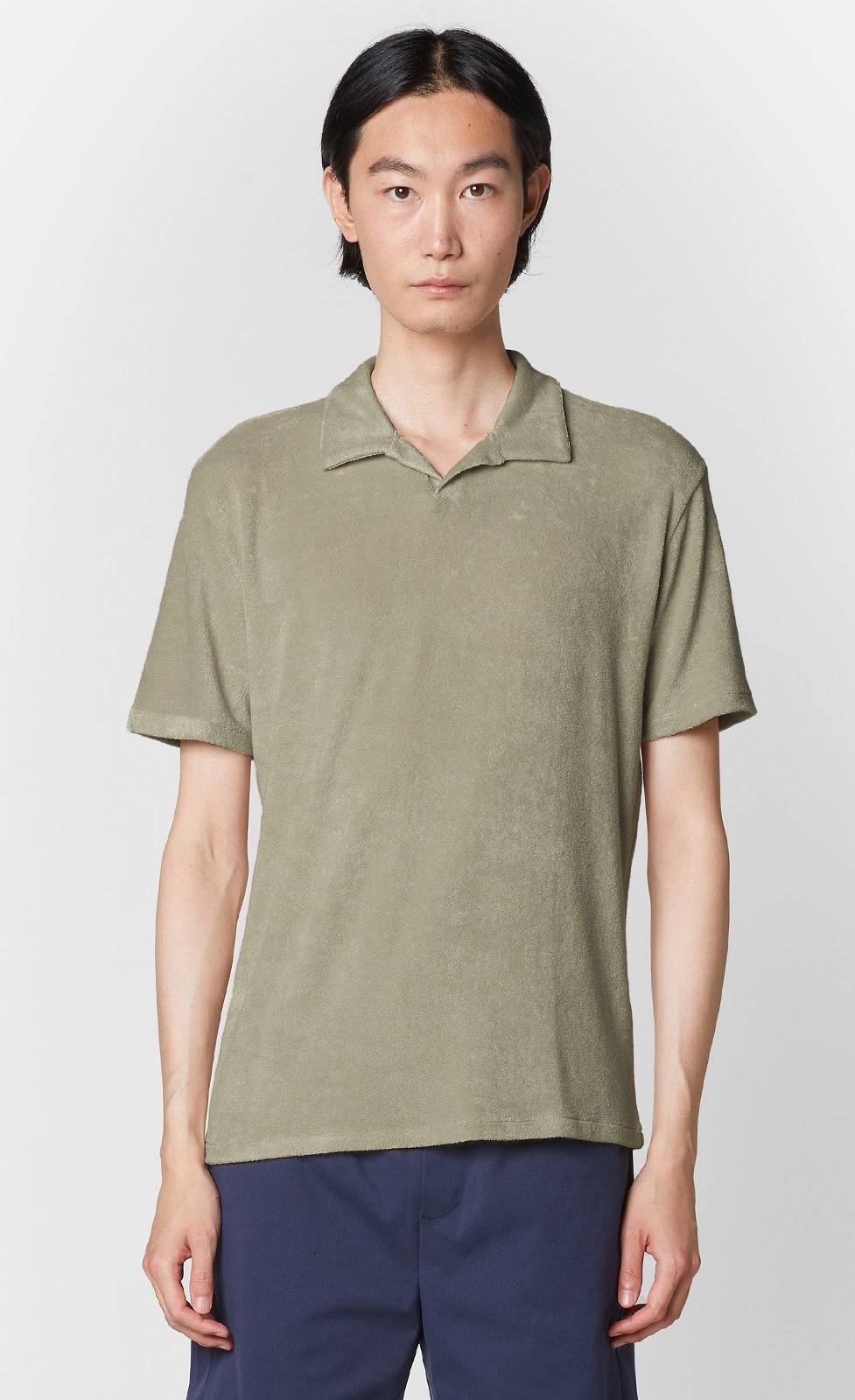 Kiefermann Jonathan Frottee-Poloshirt Große Rabatte