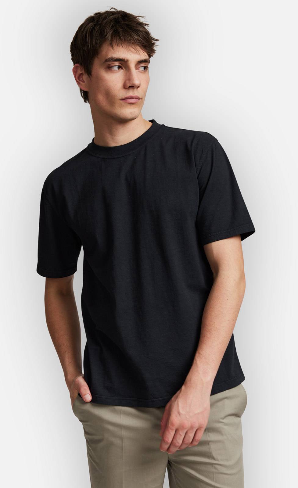 Kiefermann Bastian Garment-Dye T-Shirt aus Baumwolle Tägliche Deals