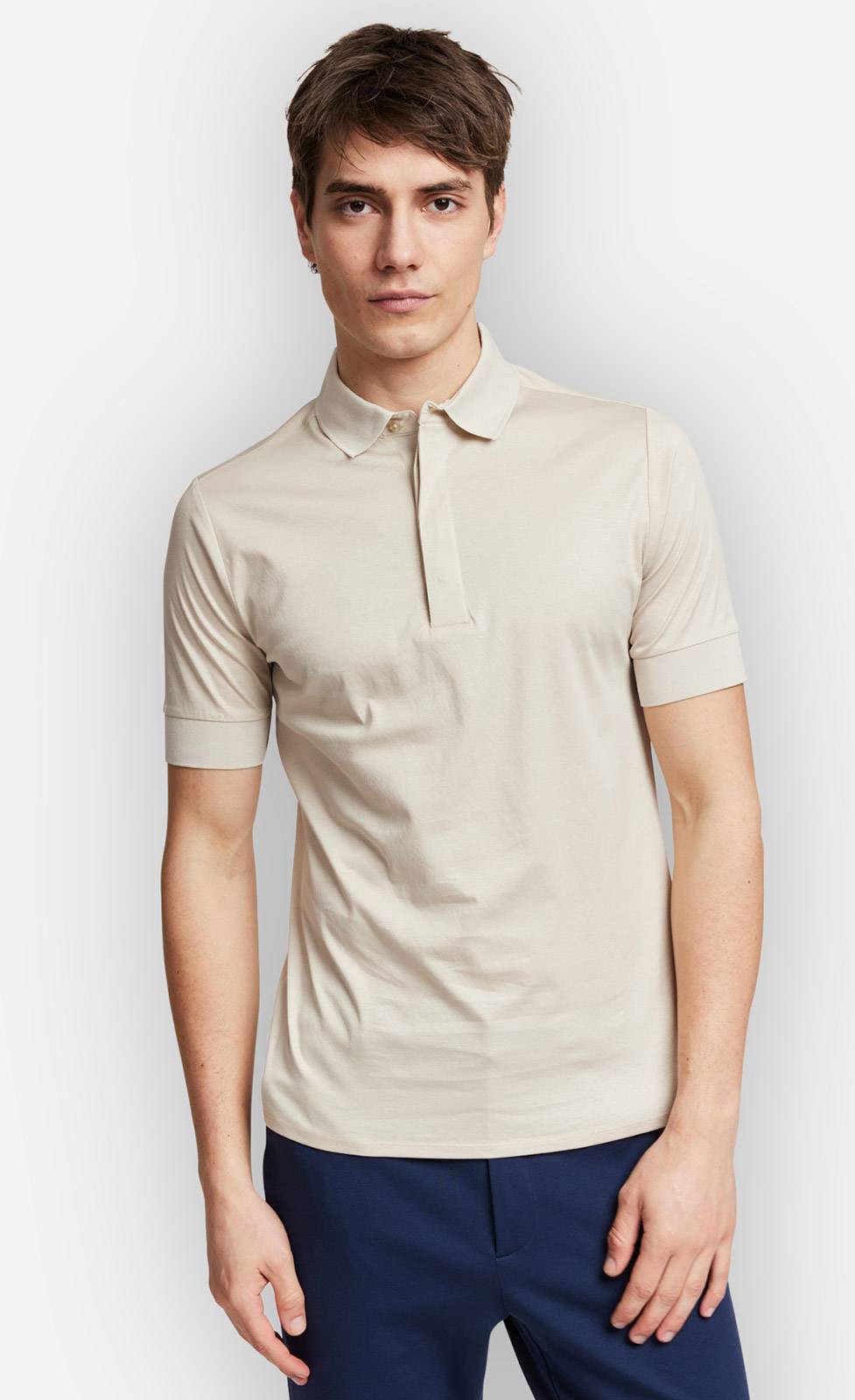 Kiefermann Wilson Poloshirt aus merzerisierter Baumwolle Sonderangebote