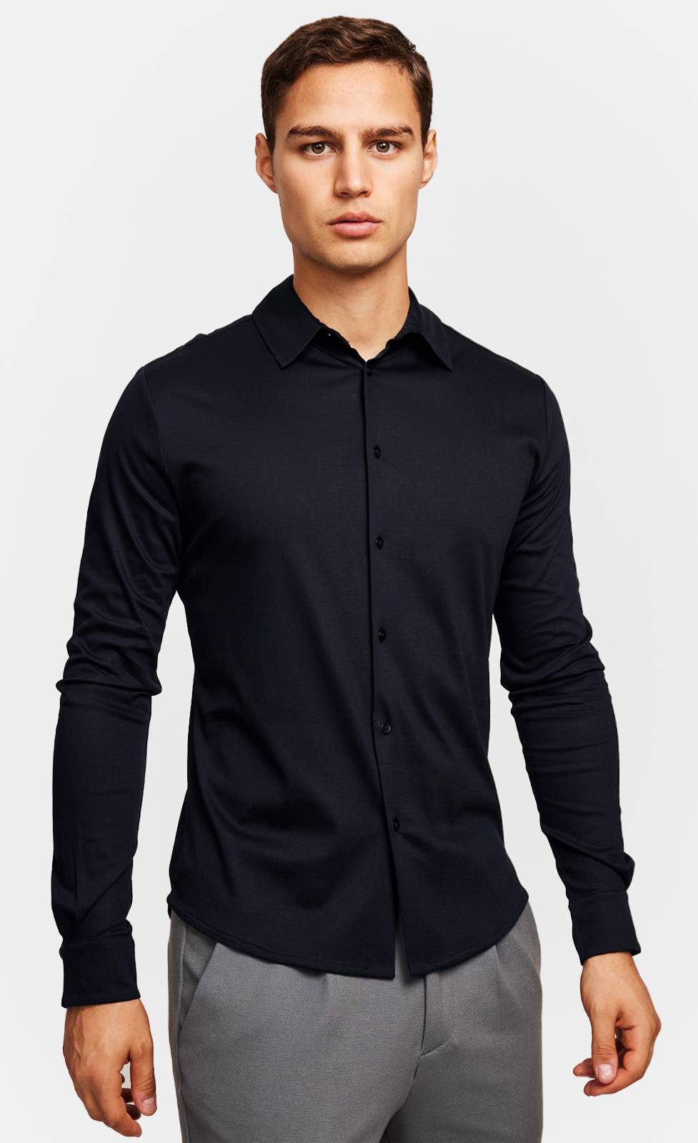 Kiefermann Pius Jerseyhemd aus merzerisierter Baumwolle Super Sparpreis