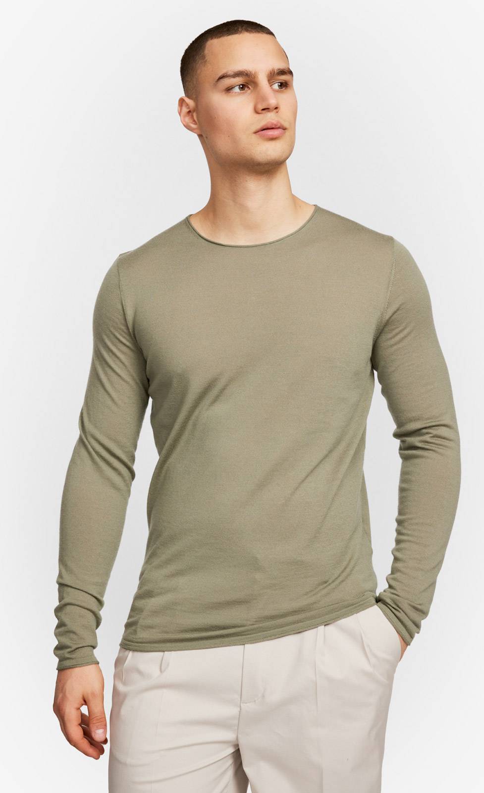 Kiefermann Benjamin Merino Strickpullover Sonderangebot der Fabrik