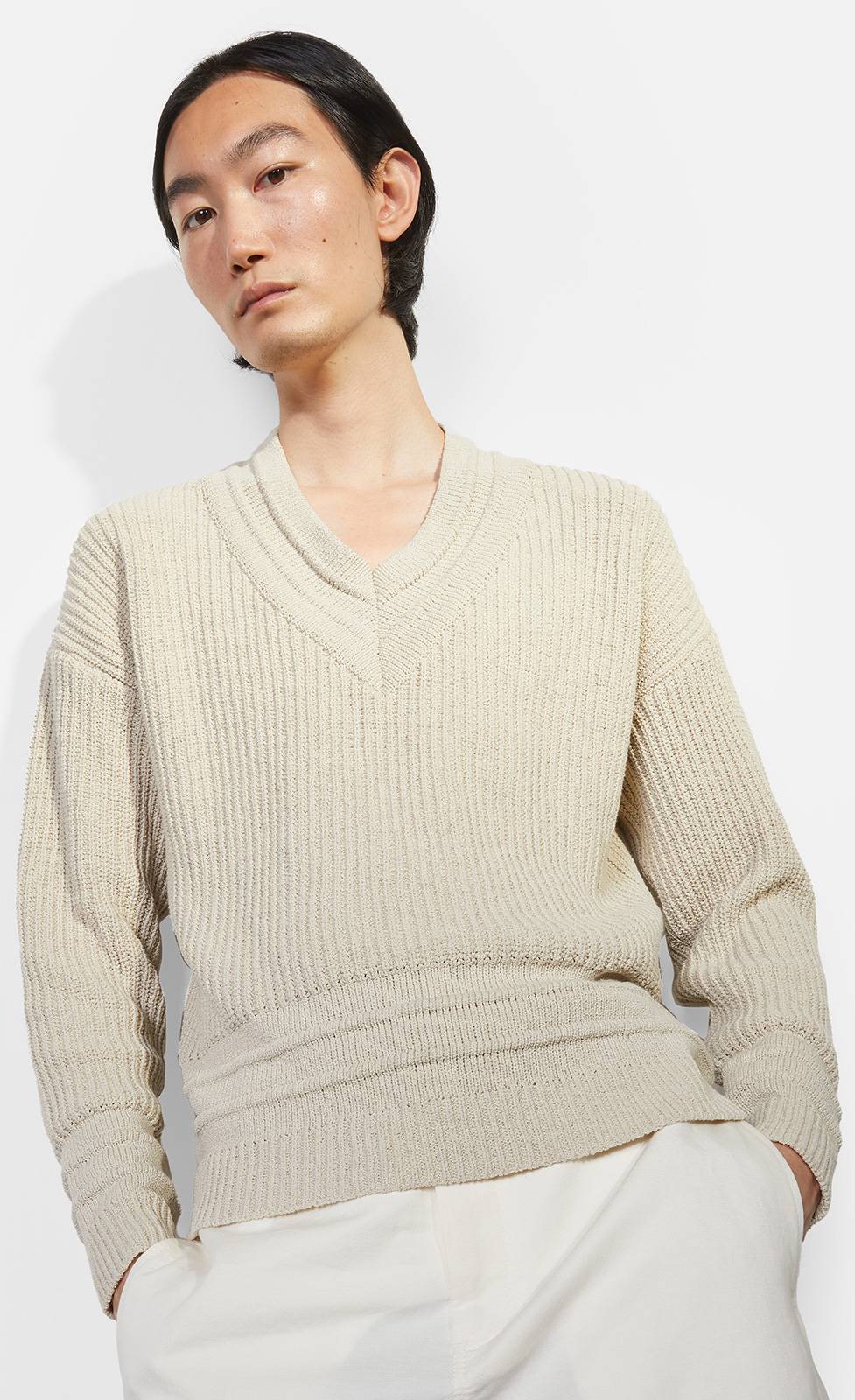 Kiefermann Nate Pullover mit tiefem V-Ausschnitt Speichern exportieren