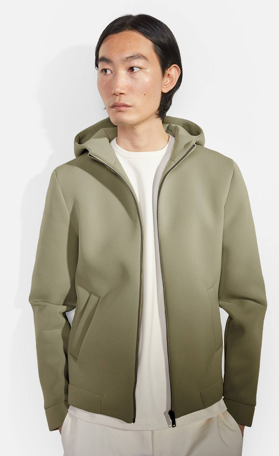 Kiefermann Merlin Kapuzenjacke aus gebondeter Sweatware Hotsell