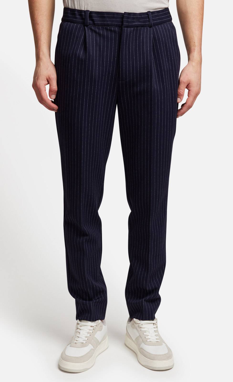 Kiefermann Patrizio Nadelstreifenhose aus Jersey Begrenztes Angebot