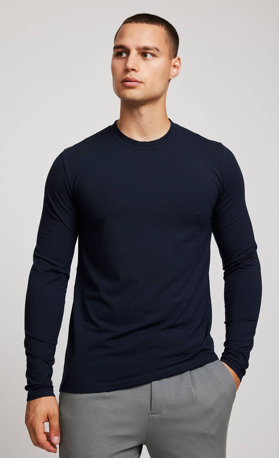 Kiefermann Albert Rundhals Langarmshirt Heißer Verkauf