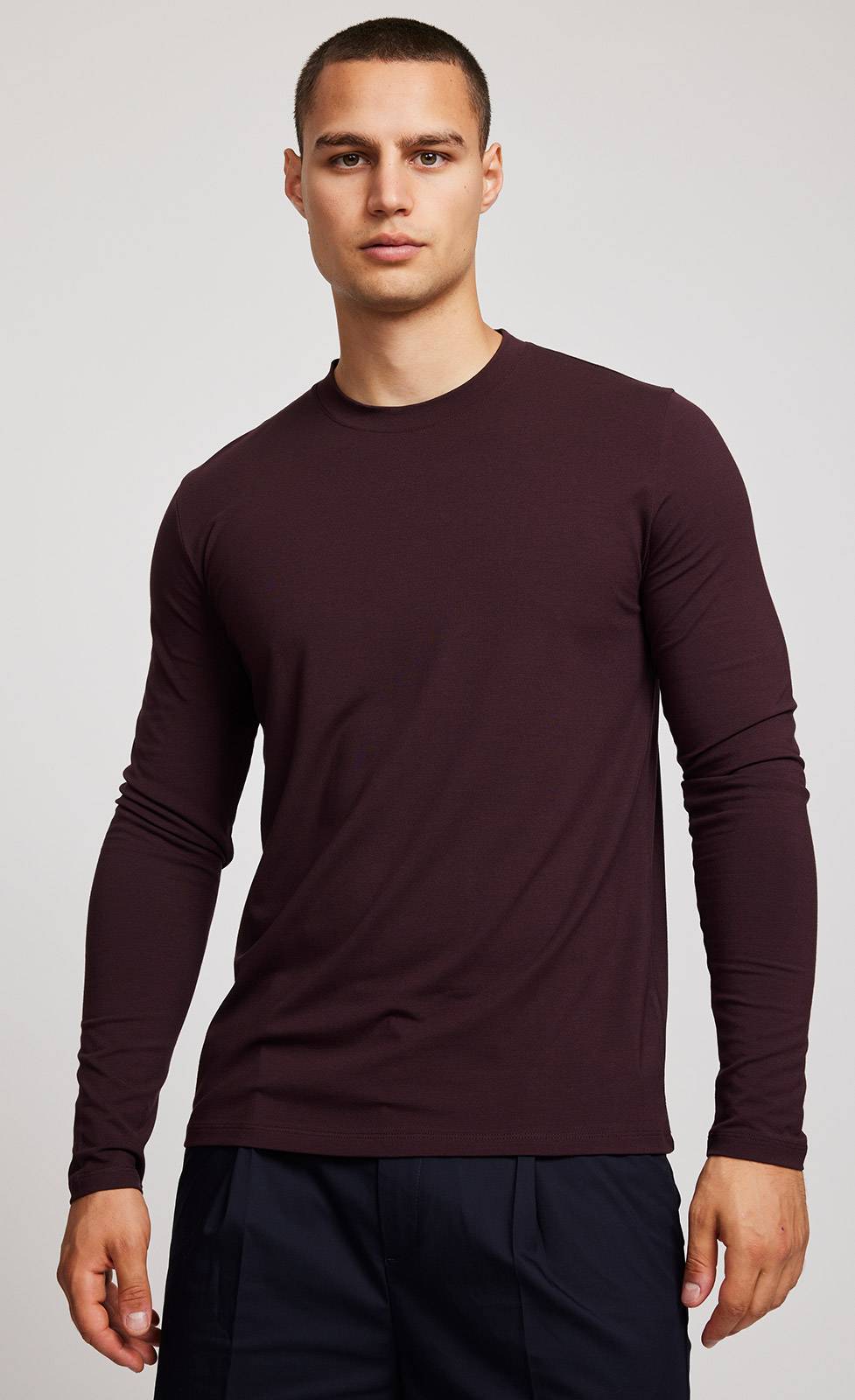 Kiefermann Albert Rundhals Langarmshirt Heißer Verkauf