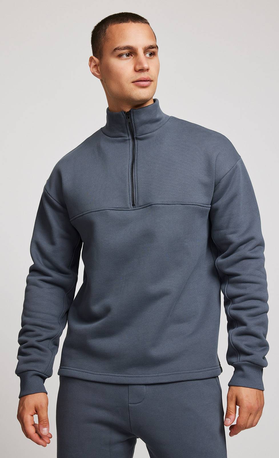 Kiefermann Tibor Sweatshirt mit Troyer-Ausschnitt Neueste Mode