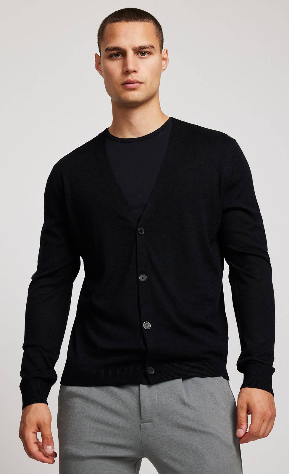 Kiefermann Simon Merino Feinstrickjacke Tiefpreis