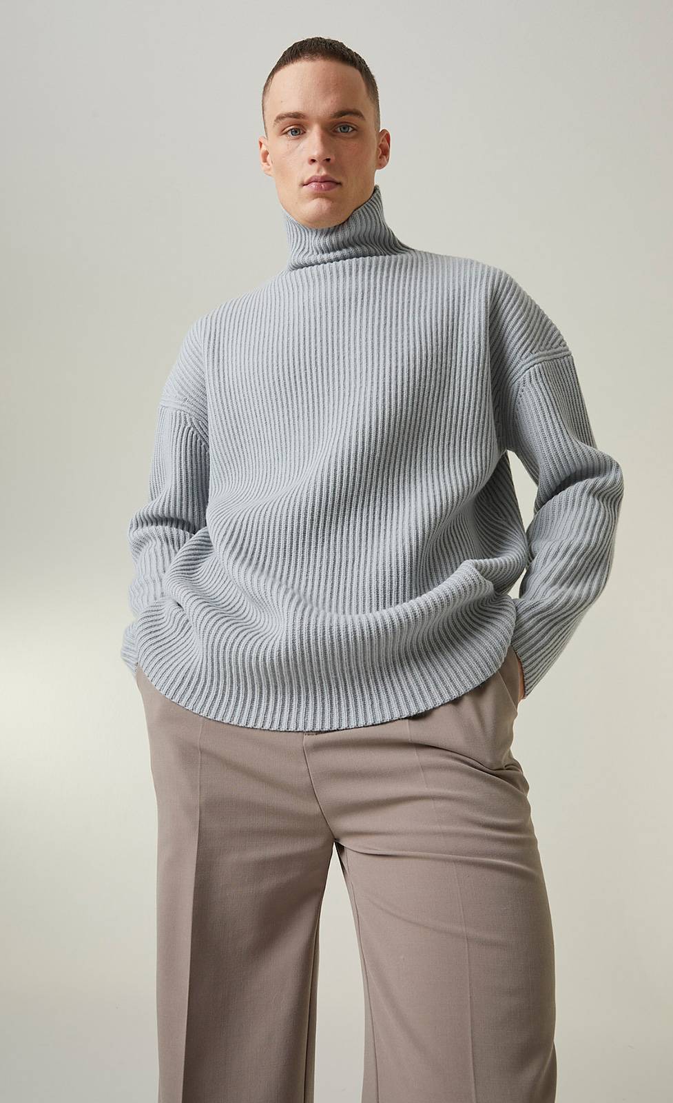Kiefermann Kenneth Gerippter Rollkragen-Strickpullover JETZT KAUFEN