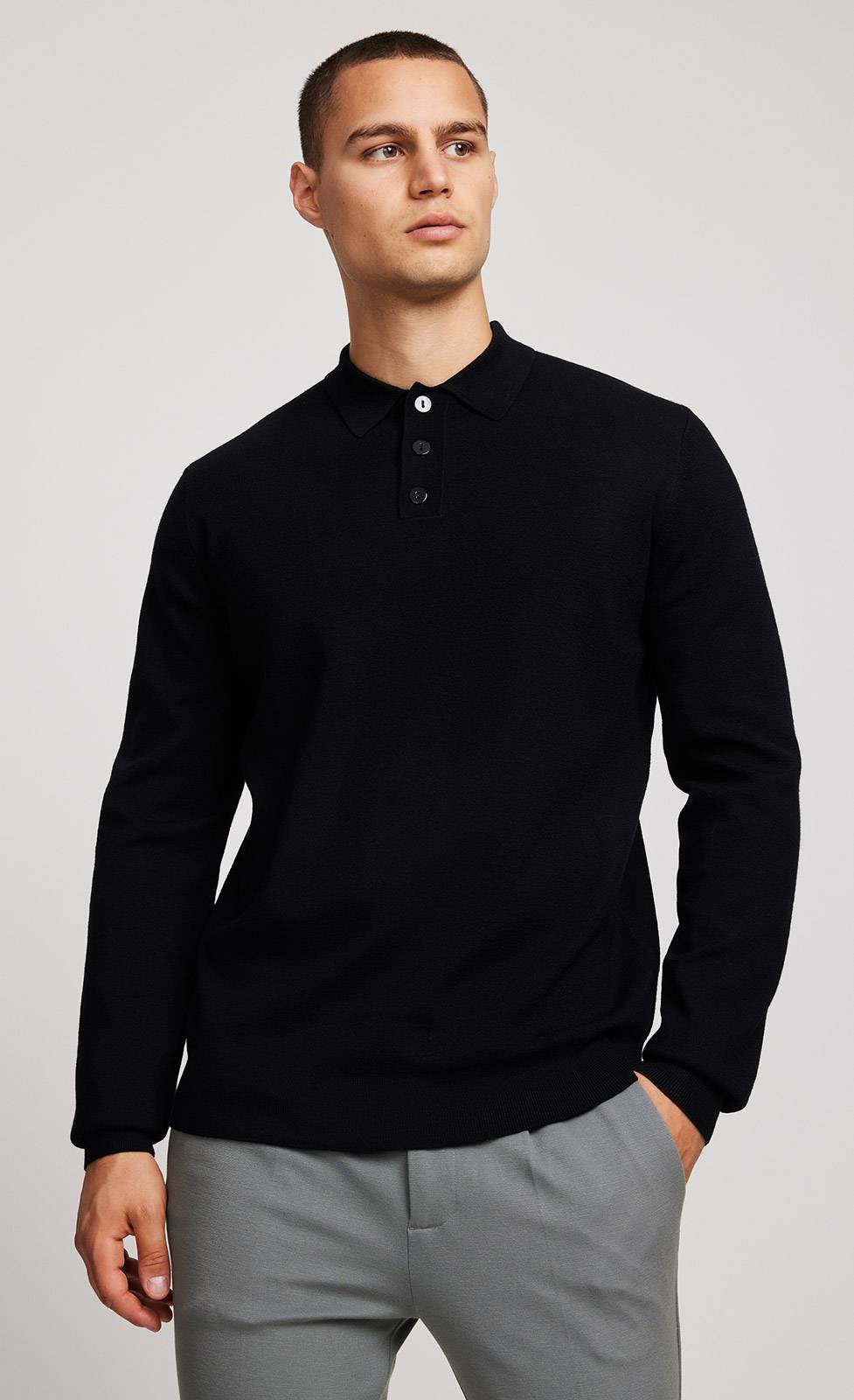 Kiefermann Aidan Strickpullover mit Polokragen Letzte 2 Tage