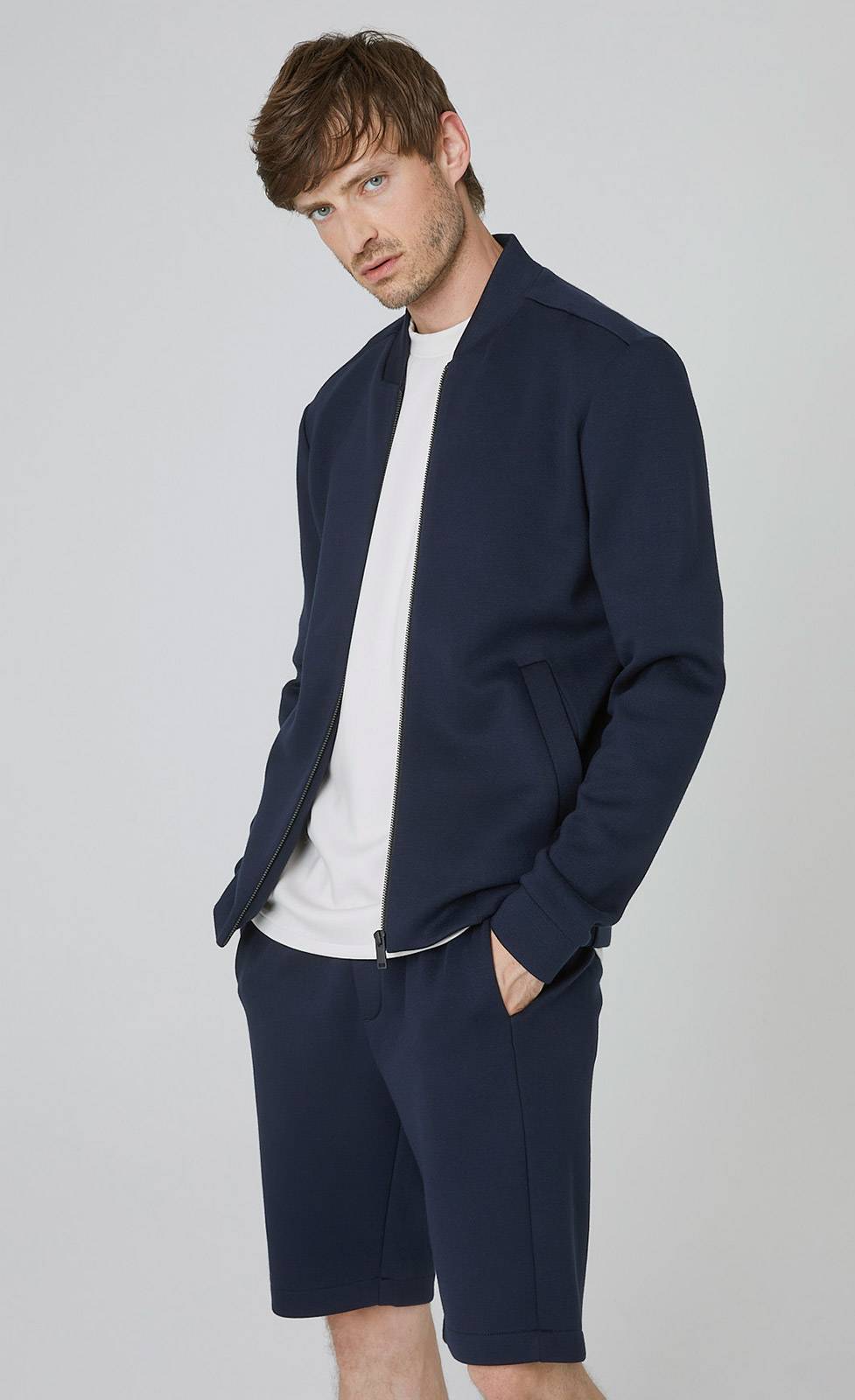 Kiefermann Berno Blousonjacke aus gebondeter Sweatware Saisonschlussverkauf