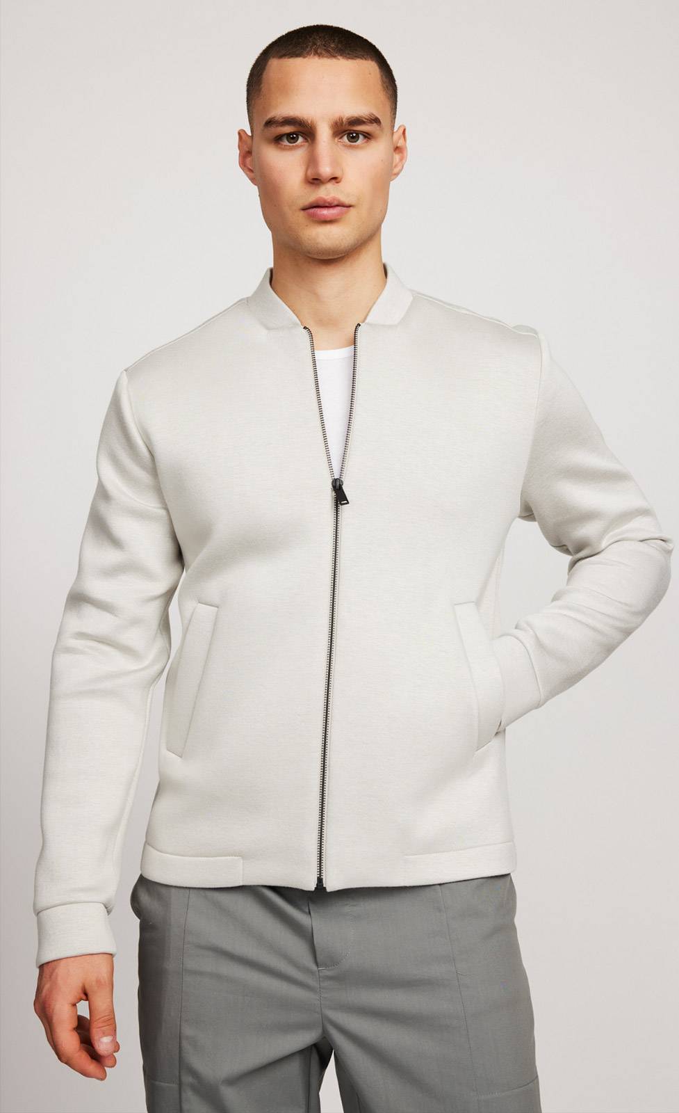 Kiefermann Berno Blousonjacke aus gebondeter Sweatware Saisonschlussverkauf