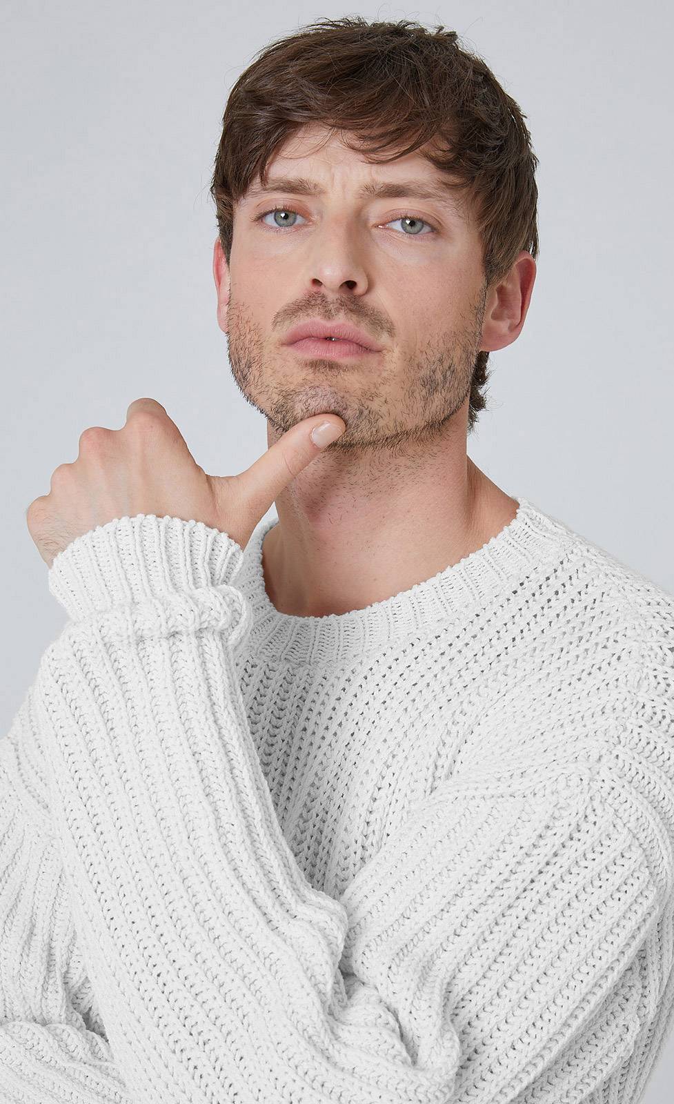 Kiefermann Elio Baumwolle-Leinen Strickpullover Cyber Monday
