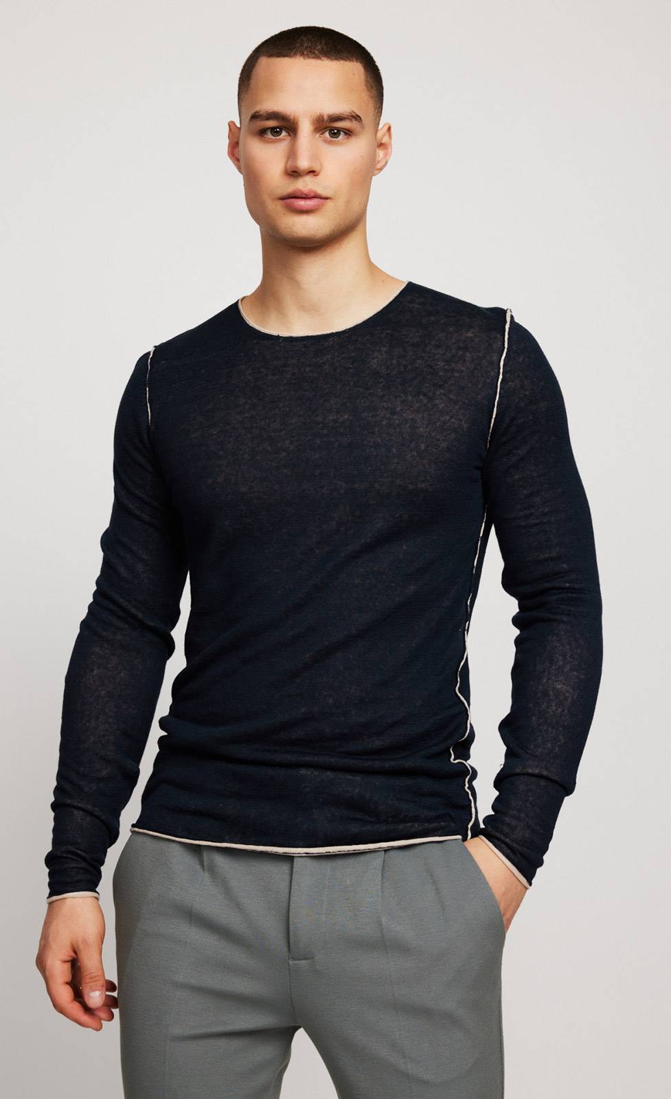 Kiefermann Caius Leinen Strickpullover Saisonale Angebote