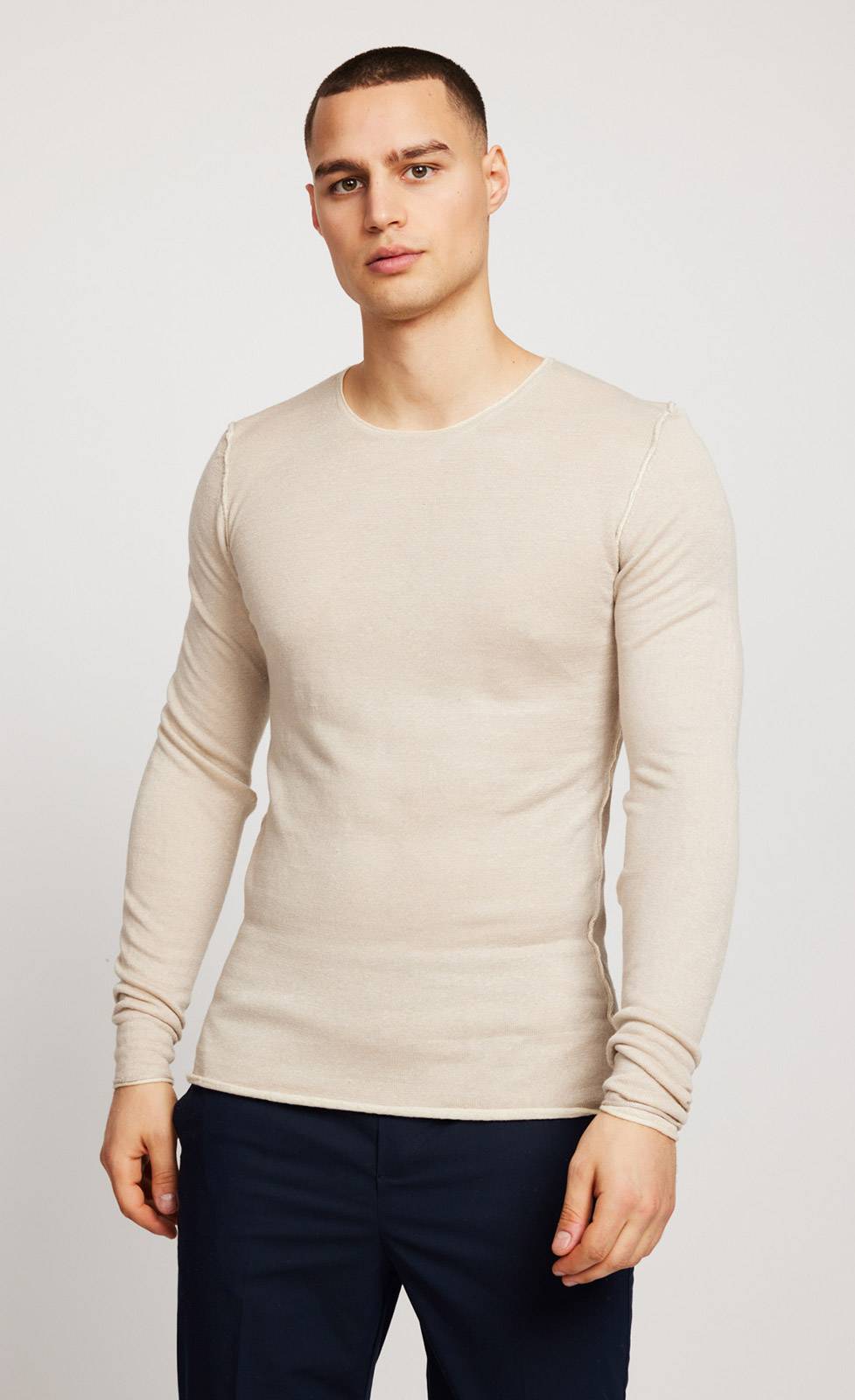 Kiefermann Caius Leinen Strickpullover Saisonale Angebote
