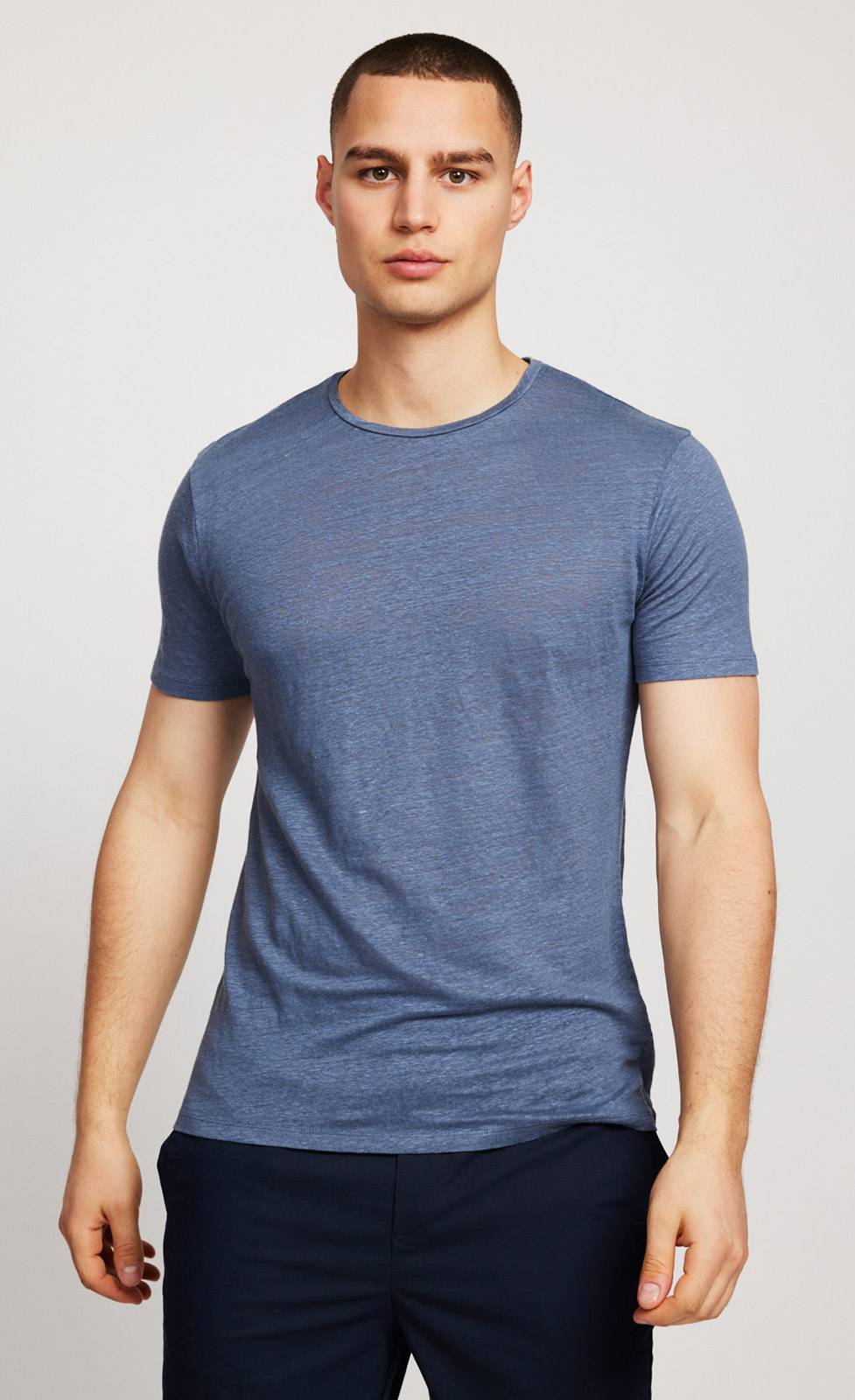 Kiefermann Laine Leinen Rundhals-T-Shirt Bis zu 50% Rabatt