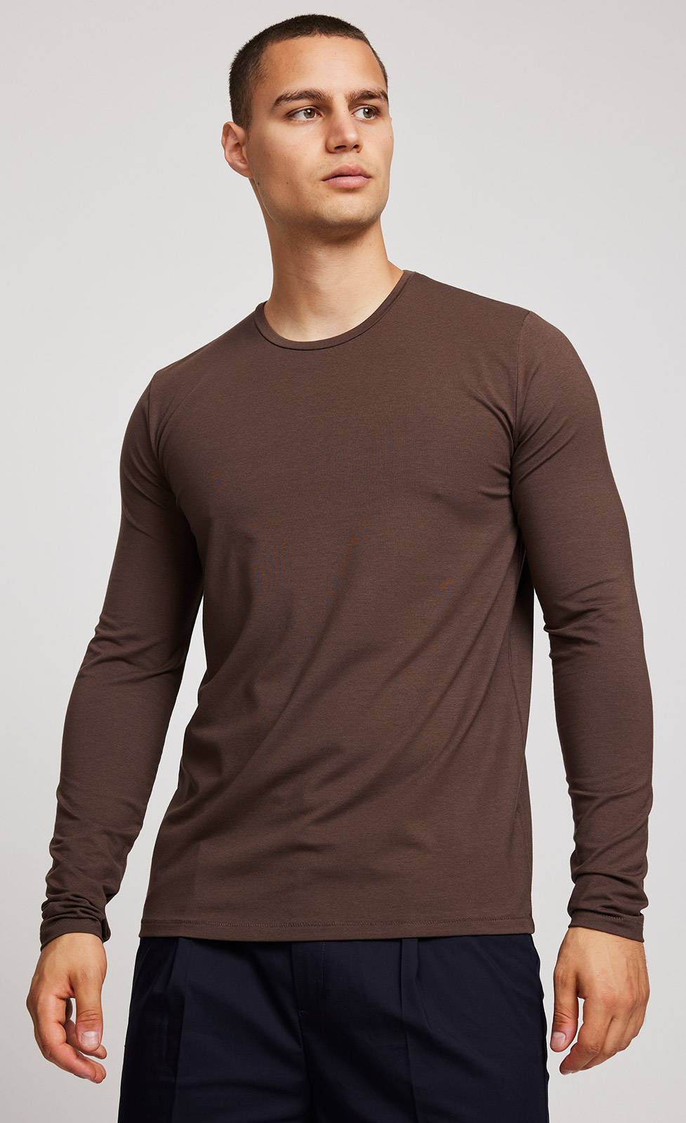 Kiefermann Emil Langarmshirt aus Baumwolle-Modal-Mix Super Rabatt