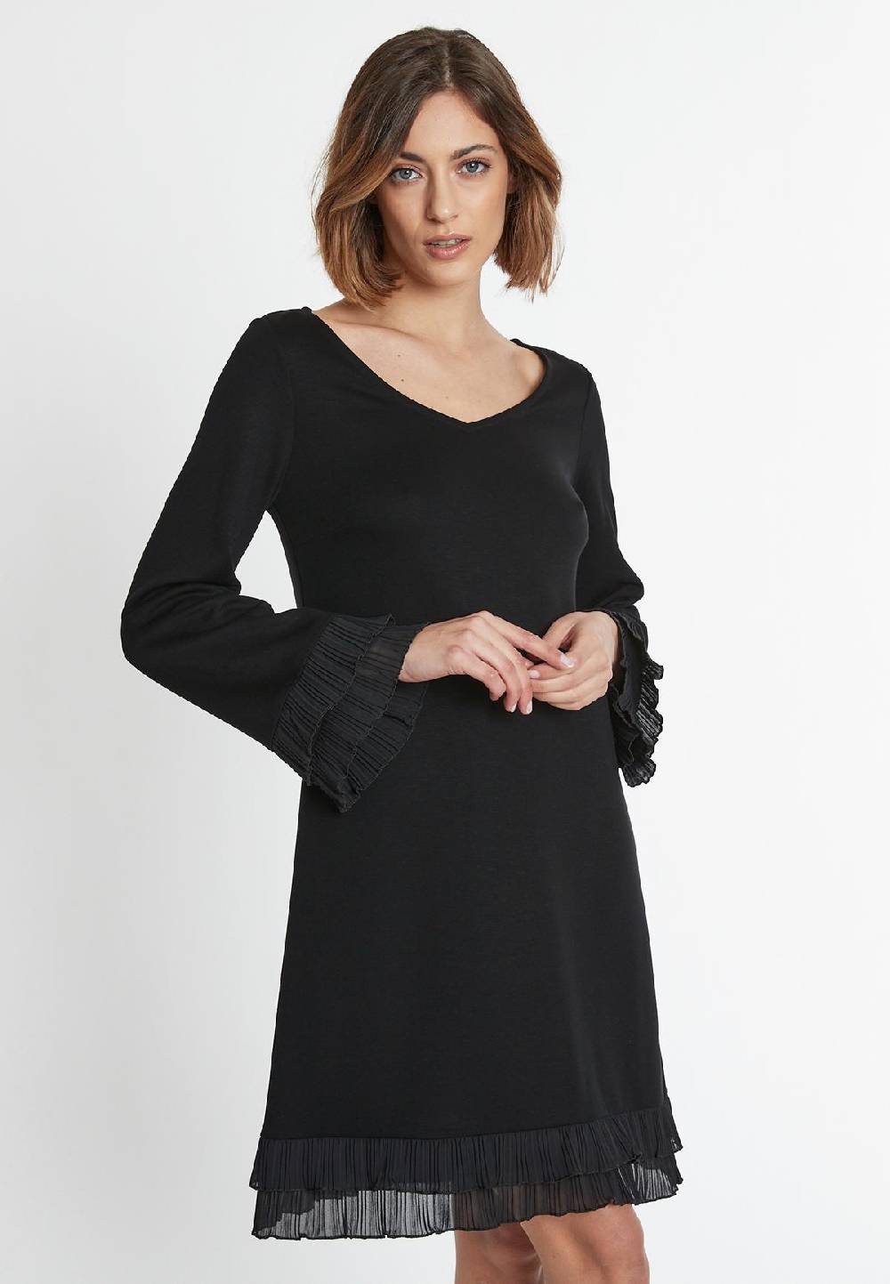 Ana Alcazar Rüschenkleid Sipora Preisnachlass