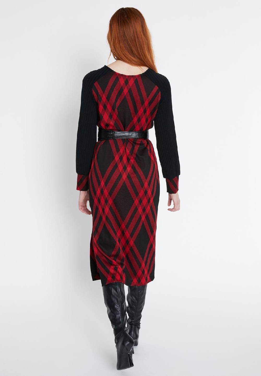 Ana Alcazar Midikleid Soani Neueste Mode