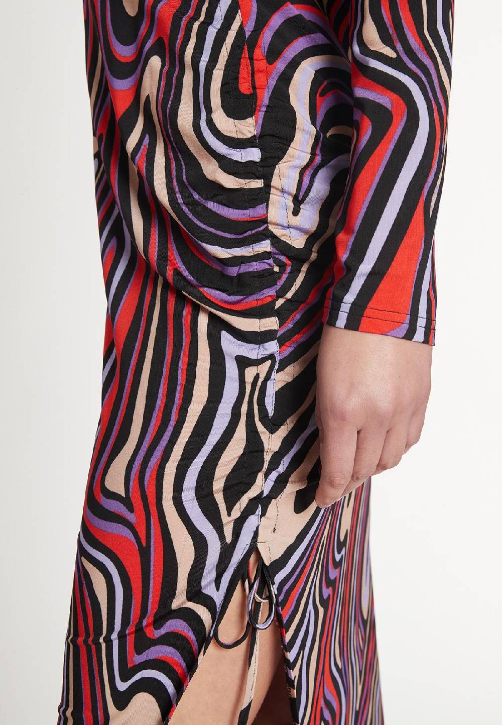 Ana Alcazar Midikleid Mokyla Neueste Stile