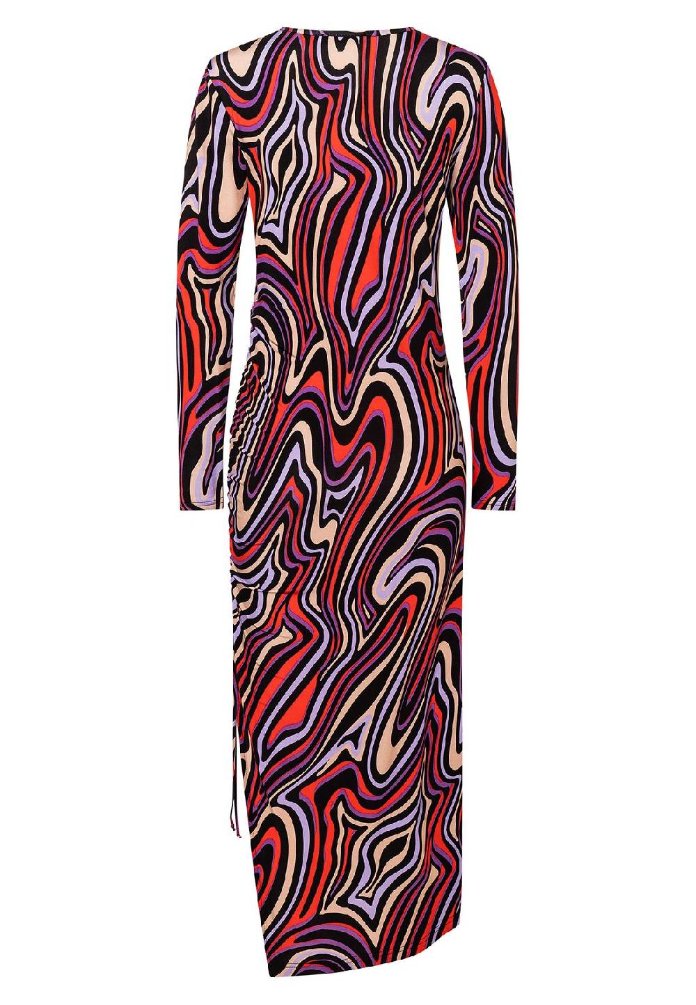 Ana Alcazar Midikleid Mokyla Neueste Stile