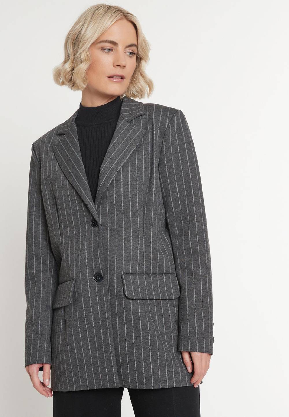 Ana Alcazar Nadelstreifen Blazer Mesea Bis zu 65% Rabatt